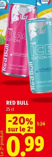 Lidl Red bull offre