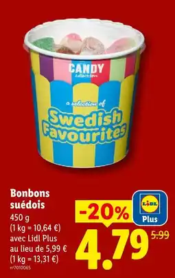 Lidl Bonbons suédois offre