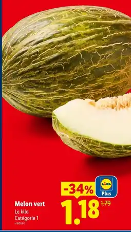 Lidl Melon vert offre