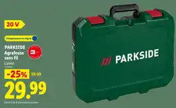 Lidl Parkside agrafeuse sans fil offre