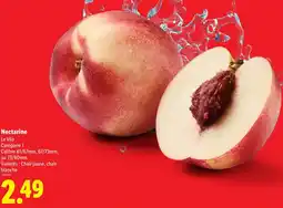 Lidl Nectarine offre