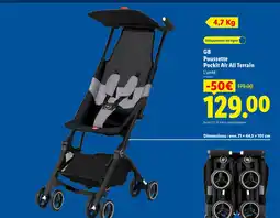 Lidl Gb poussette pockit air all terrain offre
