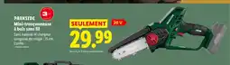 Lidl Parkside mini-tronçonneuse à bois sans fil offre