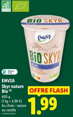 Lidl Envia skyr nature bio offre
