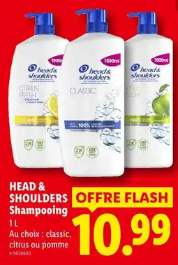 Lidl Head & & shoulders shampooing offre
