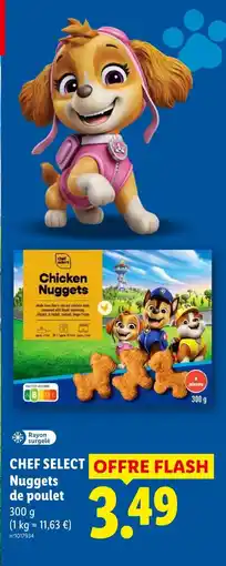 Lidl Chef select nuggets de poulet offre