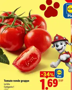Lidl Tomate ronde grappe offre
