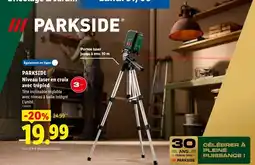 Lidl Parkside niveau laser en croix avec trépied offre