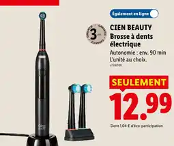 Lidl Cien beauty brosse à dents électrique offre