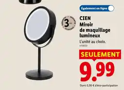 Lidl Cien miroir de maquillage lumineux offre