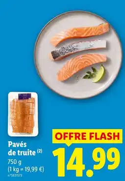 Lidl Pavés de truite offre
