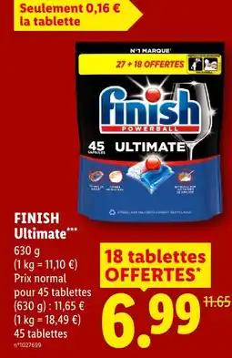 Lidl Finish ultimate offre