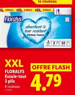 Lidl Floralys essuie-tout offre