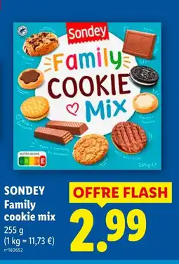 Lidl Sondey family cookie mix offre