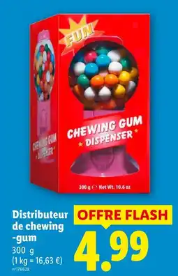 Lidl Fun distributeur de chewing -gum offre