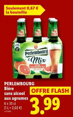 Lidl Perlembourg bière sans alcool aux agrumes offre