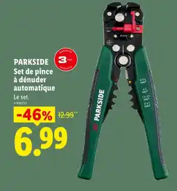 Lidl Parkside set de pince à dénuder automatique offre