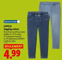 Lidl Lupilu jegging enfant offre