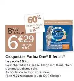 Jardiland Purina - croquettes one offre