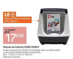 Jardiland Dim - maison de toilette pure family offre