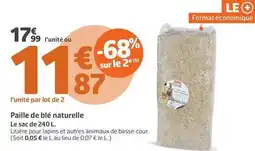 Jardiland Paille de blé naturelle offre