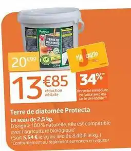 Jardiland Terre de diatomée protecta offre