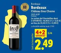 Lidl Château - bordeaux offre