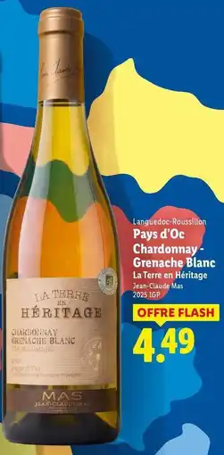 Lidl Flash - chardonnay grenache blanc offre