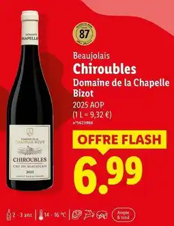 Lidl Audi - chiaqueta chiroubles offre