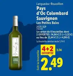 Lidl Sauvignon offre