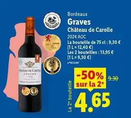 Lidl Château - graves offre