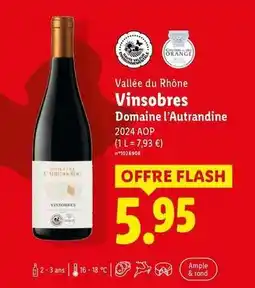 Lidl Orange - vinsobres offre