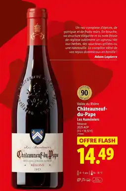 Lidl Adam - chateauneuf du pape offre