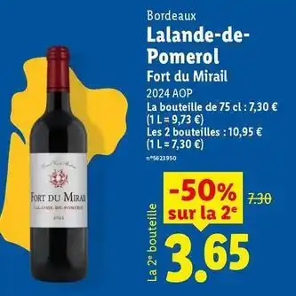 Lalande-de- pomerol fort du mirail