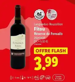 Lidl Flash - languedoc-roussillon fitou offre