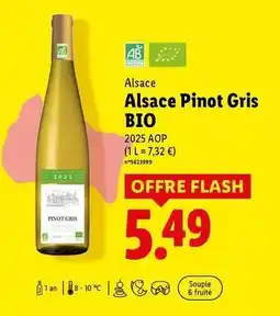 Lidl Flash - alsace pinot gris bio offre