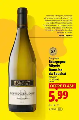 Lidl Bourgogne aligote offre