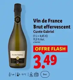 Lidl Brut - vin de france effervescent offre