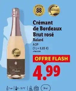 Lidl Brut - cremant de bordeaux rosé offre