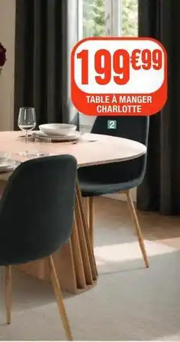 La Foir'Fouille Table à manger charlotte offre