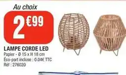 La Foir'Fouille Lampe corde led offre