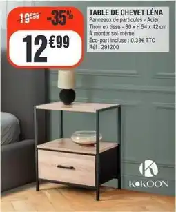 La Foir'Fouille Kokoon - table de chevet lena offre