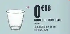 La Foir'Fouille Gobelet rom'eau offre