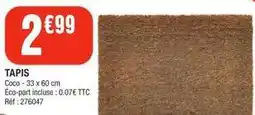 La Foir'Fouille Tapis offre