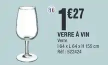 La Foir'Fouille Verre à vin offre