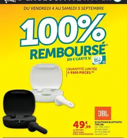 Hyper U Jbl - ecouteurs bluetooth tws offre