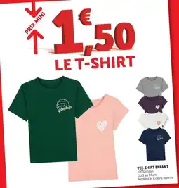 Hyper U Prix mini - tee-shirt enfant offre