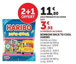 Hyper U Haribo - bonbons back to cool offre