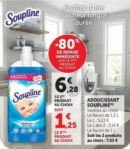 Hyper U Soupline - adoucissant offre