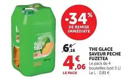 Hyper U Fuzetea - the glace saveur peche offre